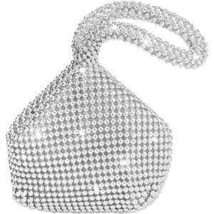 🆕Triangle  Mini Size Women's Clutch Luxury Full Purse Handbag for Prom Cocktail